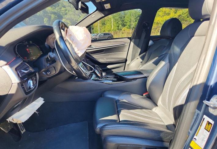 Salvage 2023 Bmw M550xi  in Blue