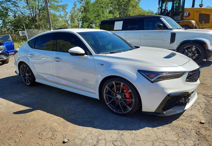 Salvage 2025 Acura Integra Type S in White
