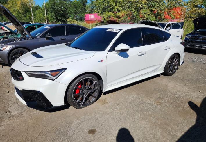 Salvage 2025 Acura Integra Type S in White