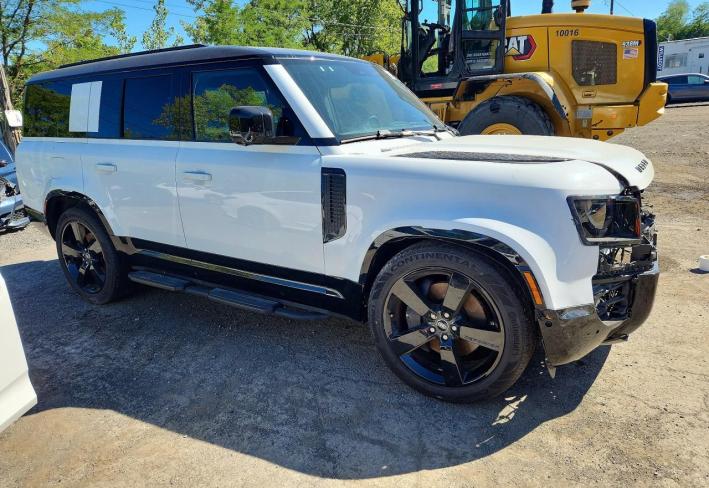 Salvage 2025 Land Rover Defender 130 X-dynamic Se in White