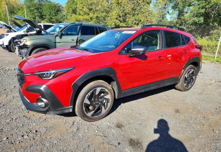 Salvage 2026 Subaru Crosstrek Limited in Red