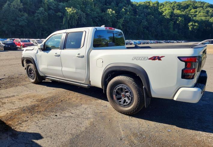 Salvage 2025 Nissan Frontier Pro-4x in White