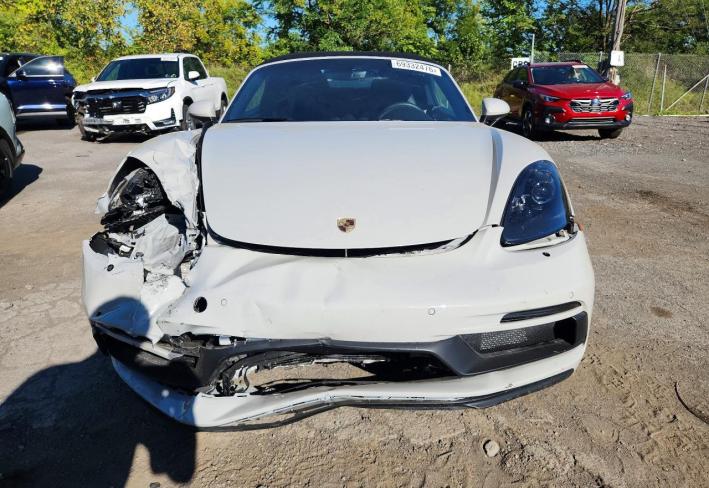 Salvage 2025 Porsche Boxster Gts in Gray