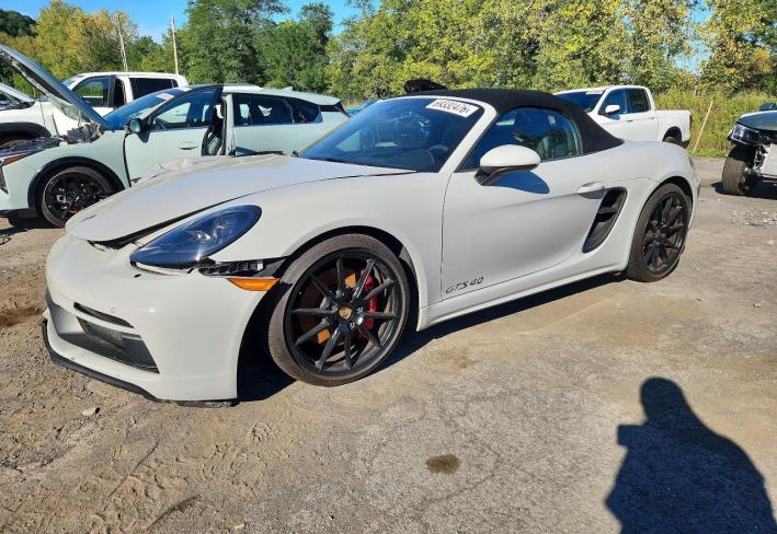 Salvage 2025 Porsche Boxster Gts in Gray