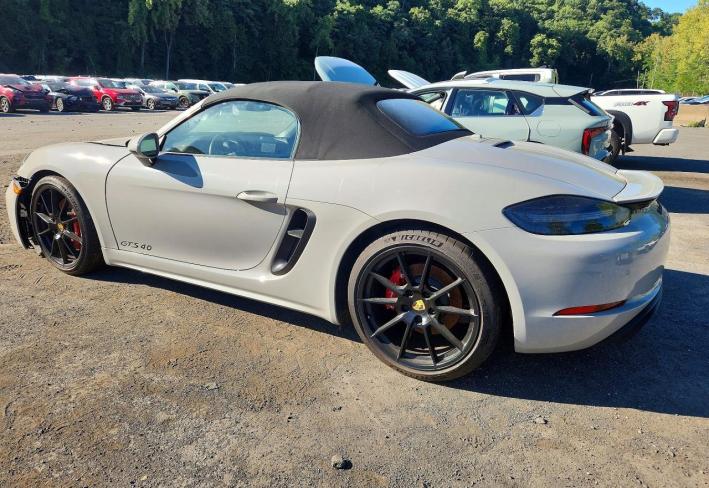 Salvage 2025 Porsche Boxster Gts in Gray