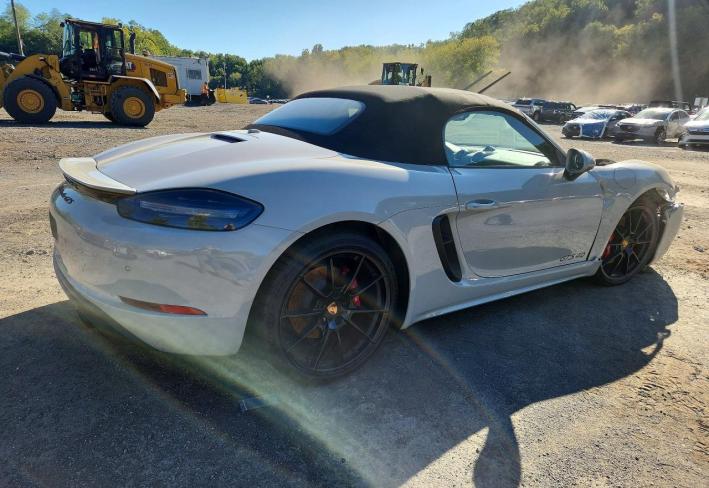 Salvage 2025 Porsche Boxster Gts in Gray