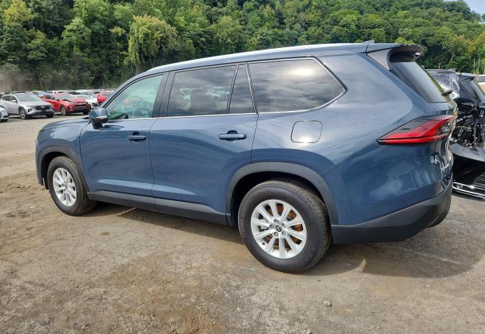 Salvage 2025 Toyota Grand Highlander Hybrid Xle in Blue