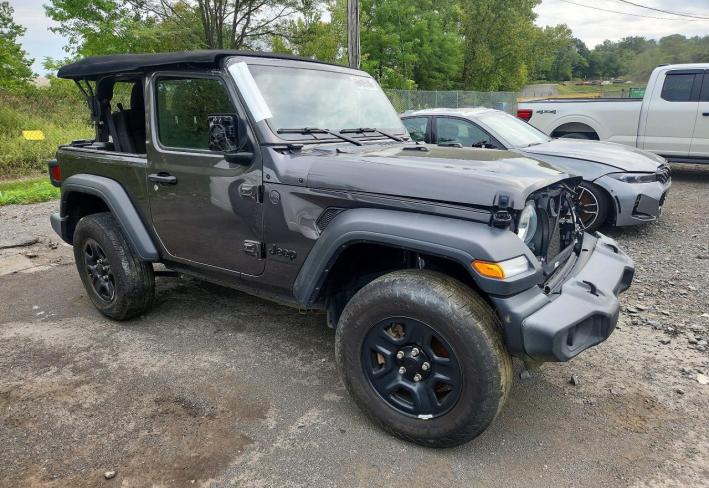 Salvage 2024 Jeep Wrangler  in Gray