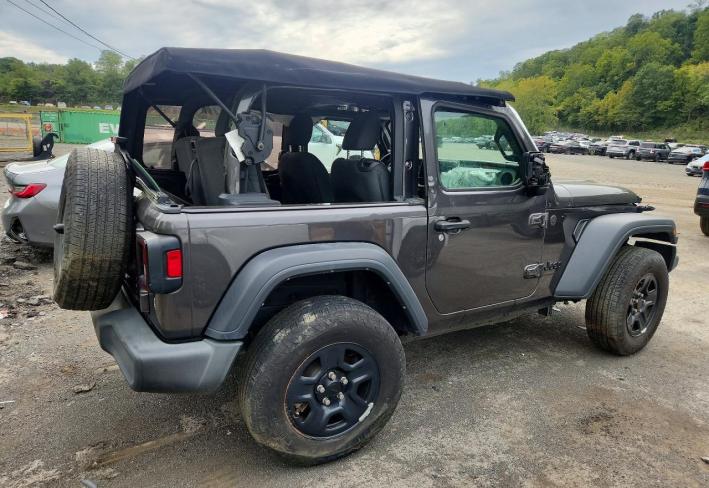 Salvage 2024 Jeep Wrangler  in Gray