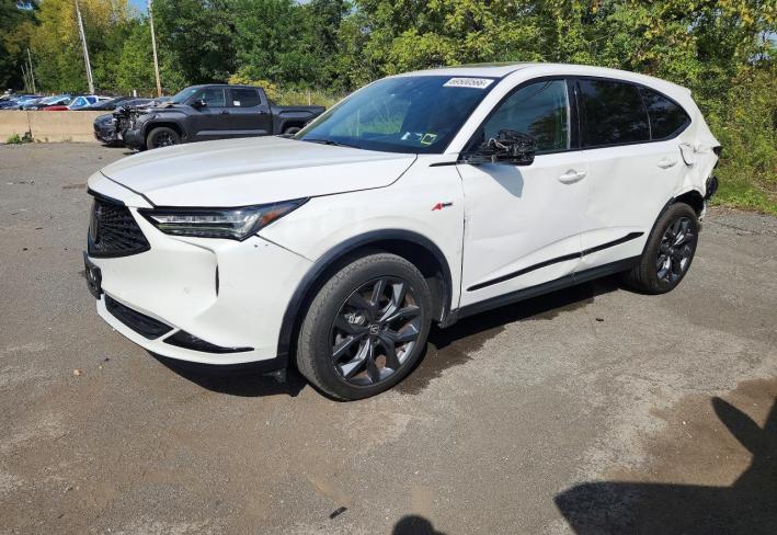 Salvage 2023 Acura Mdx A-spec in White