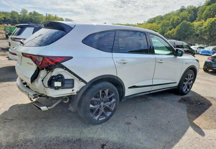 Salvage 2023 Acura Mdx A-spec in White