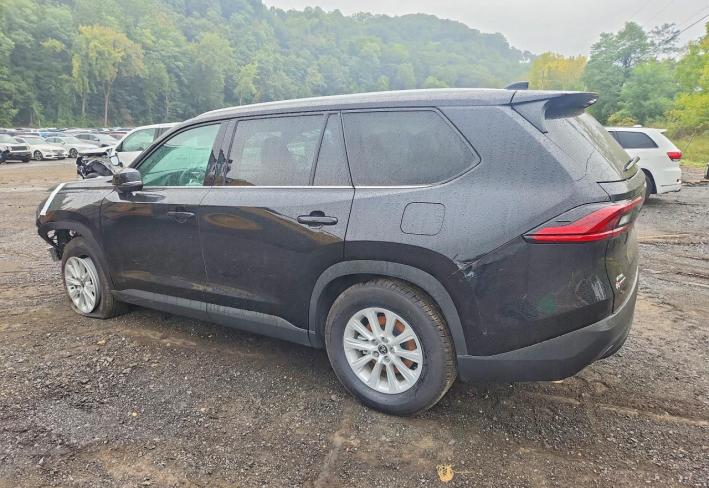 Salvage 2025 Toyota Grand Highlander Xle in Black
