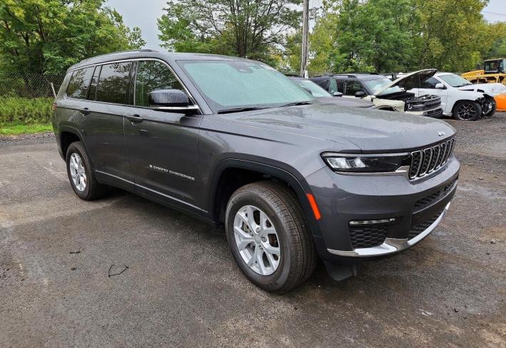 Salvage 2023 Jeep Grand Cherokee Limited in Gray