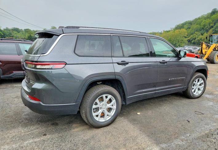 Salvage 2023 Jeep Grand Cherokee Limited in Gray