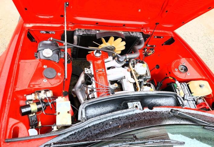 Salvage 1980 Triumph Tr7 Roadster in Red