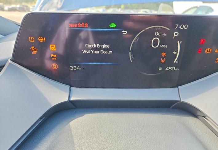 Salvage 2026 Toyota Prius Le in Blue