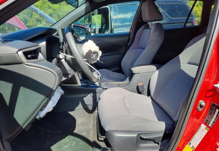Salvage 2024 Toyota Corolla Cross Hybrid Se in Red