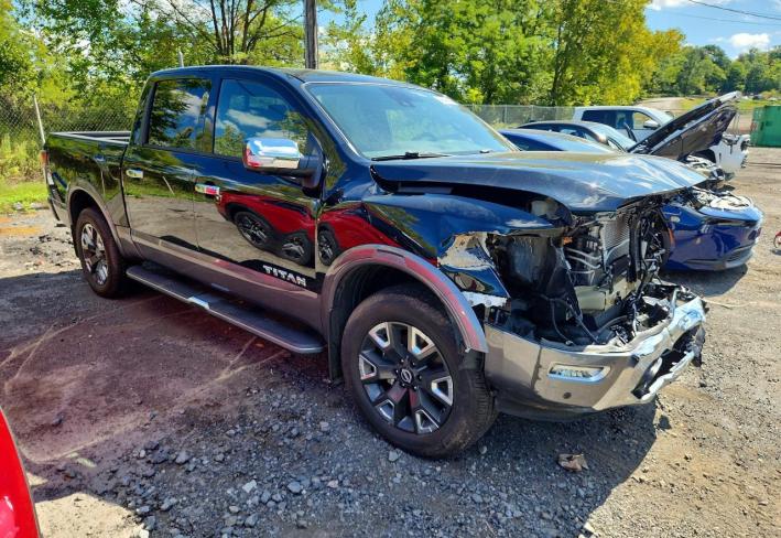 Salvage 2024 Nissan Titan Platinum Reserve in Black