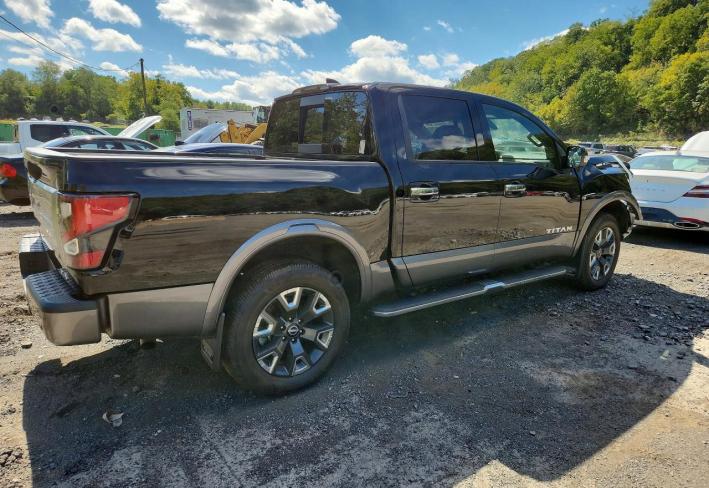 Salvage 2024 Nissan Titan Platinum Reserve in Black