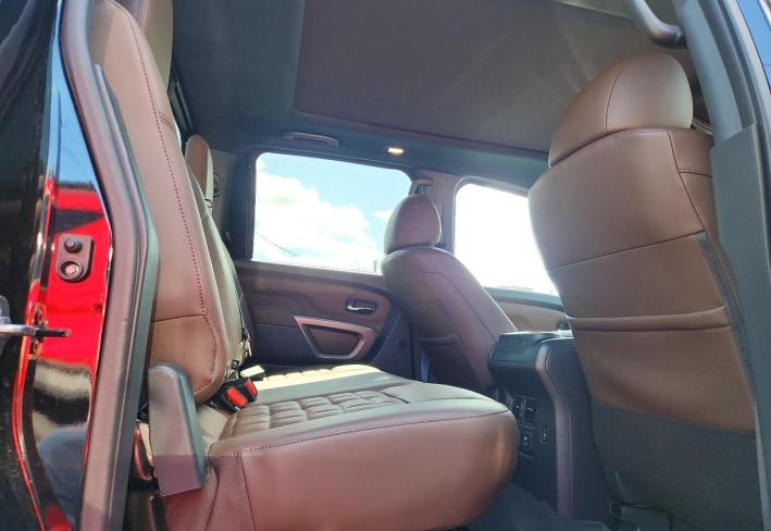Salvage 2024 Nissan Titan Platinum Reserve in Black