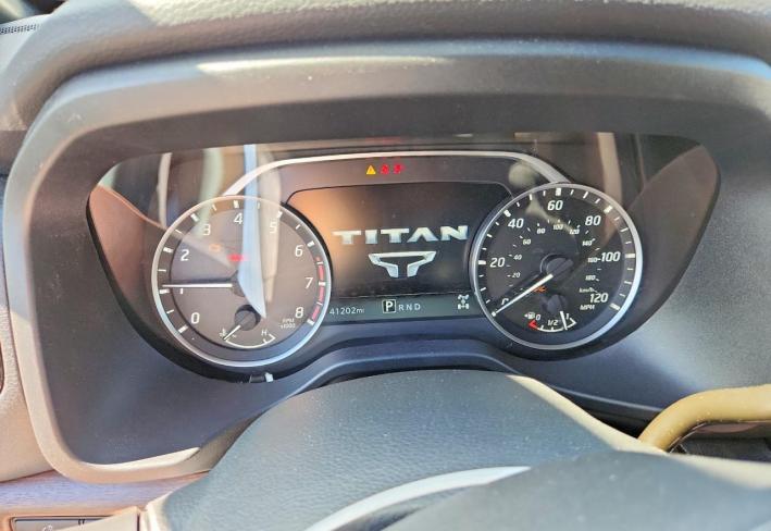 Salvage 2024 Nissan Titan Platinum Reserve in Black