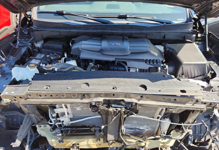 Salvage 2024 Nissan Titan Platinum Reserve in Black