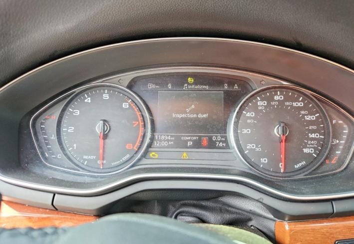 Salvage 2024 Audi A5  in Черный