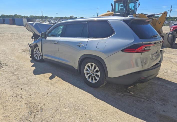 Salvage 2025 Toyota Grand Highlander  in Серебристый