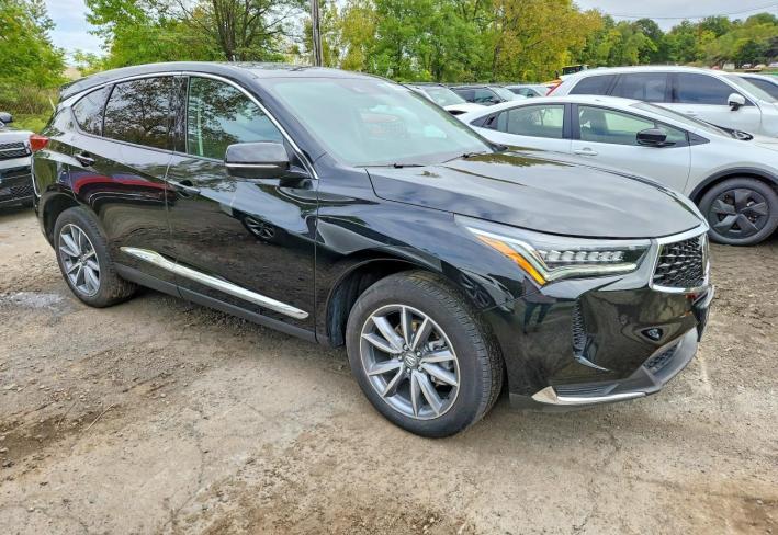 Salvage 2024 Acura Rdx Technology in Черный