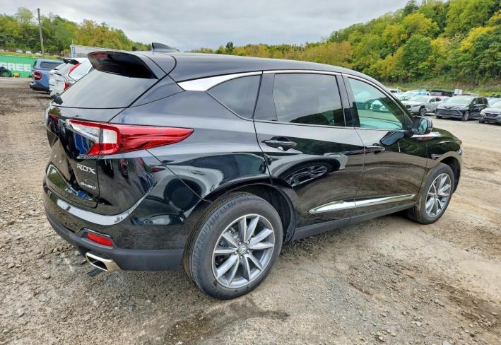 Salvage 2024 Acura Rdx Technology in Черный