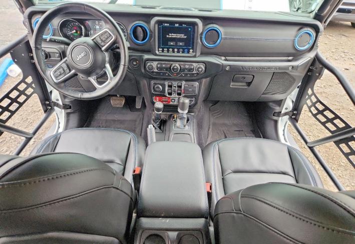 Salvage 2023 Jeep Wrangler Rubicon 4xe in Белый