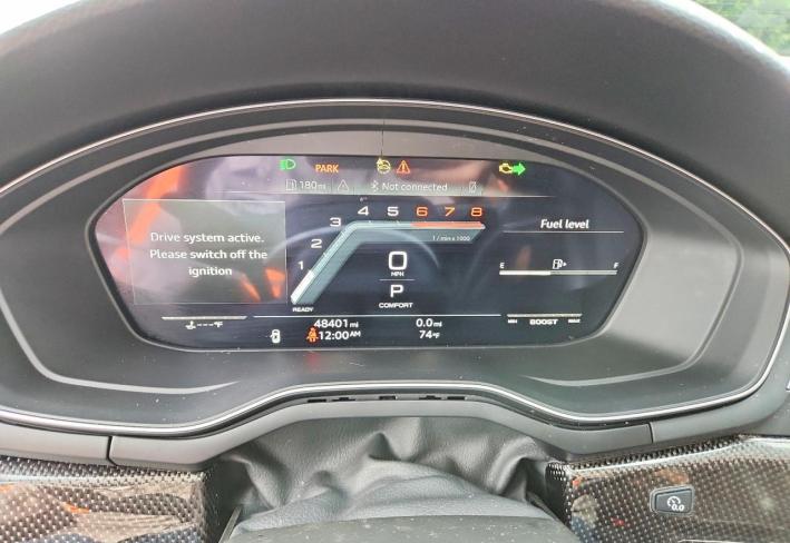 Salvage 2022 Audi S5 Premium Plus in Серый