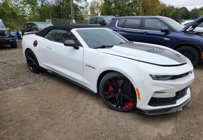 Salvage 2021 Chevrolet Camaro Ss in White