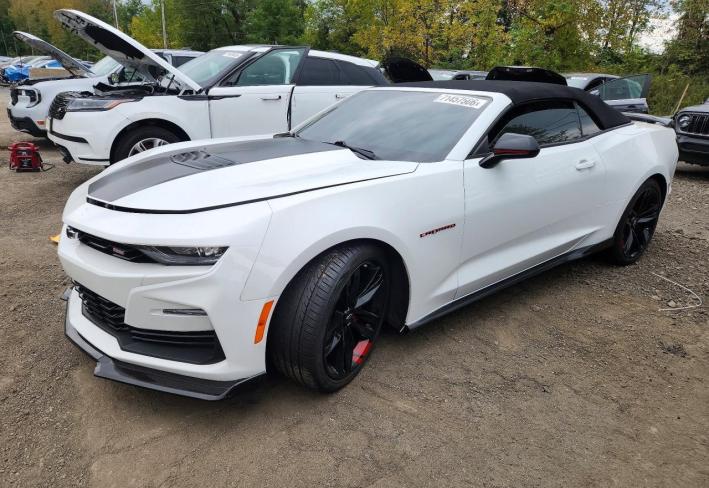 Salvage 2021 Chevrolet Camaro Ss in White