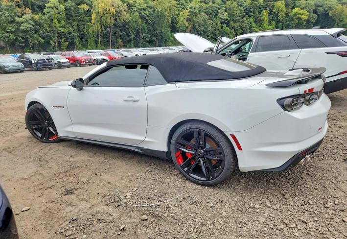 Salvage 2021 Chevrolet Camaro Ss in White