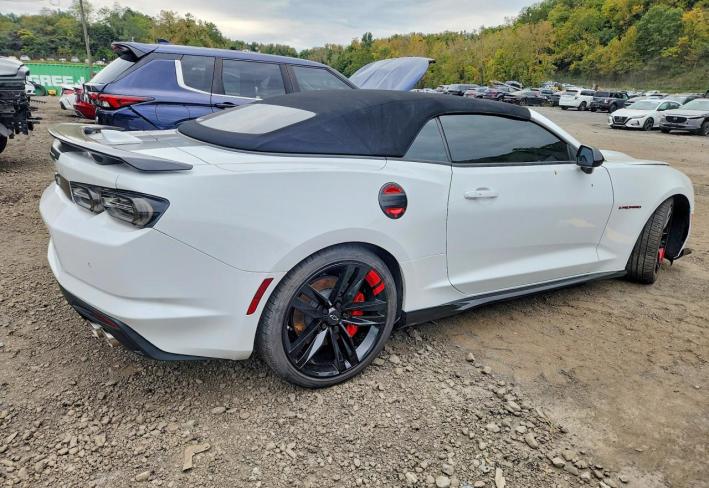 Salvage 2021 Chevrolet Camaro Ss in White