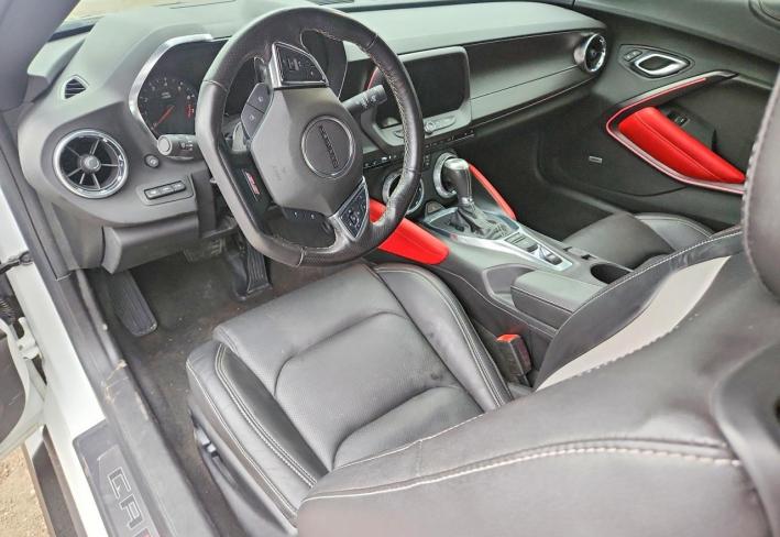 Salvage 2021 Chevrolet Camaro Ss in White