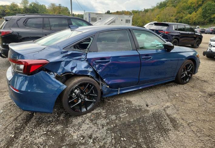 Salvage 2026 Honda Civic Sport in Blue