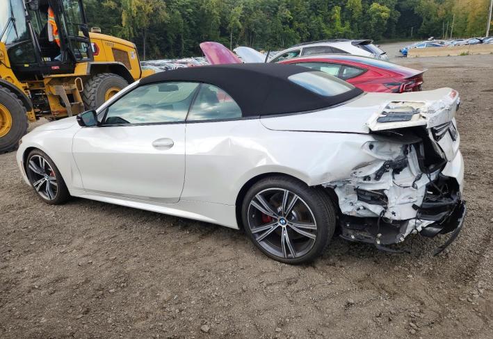Salvage 2024 Bmw 430i  in White