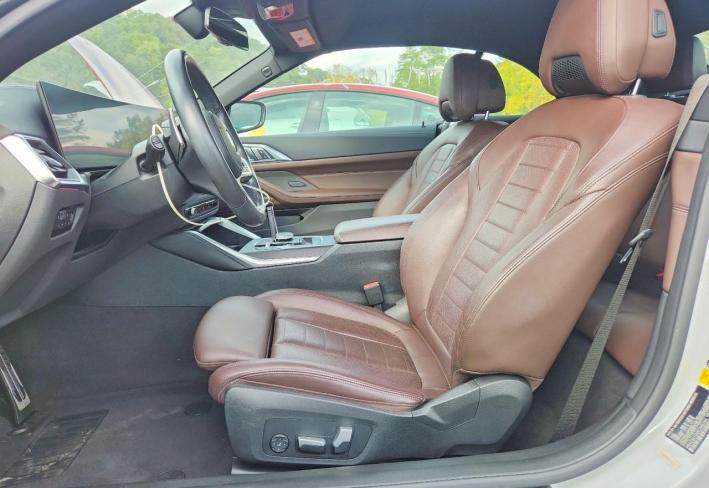 Salvage 2024 Bmw 430i  in White