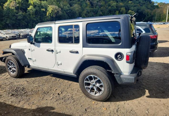 Salvage 2025 Jeep Wrangler  in White
