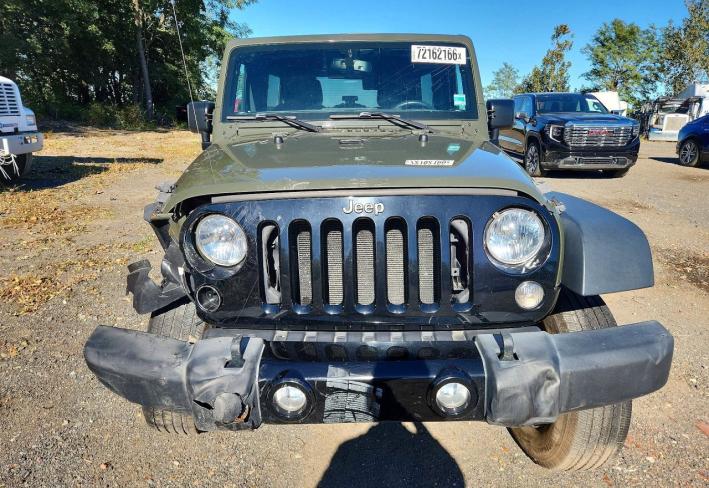 Salvage 2016 Jeep Wrangler Unlimited Sport in Green
