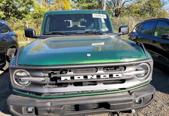 Salvage 2024 Ford Bronco  in Green