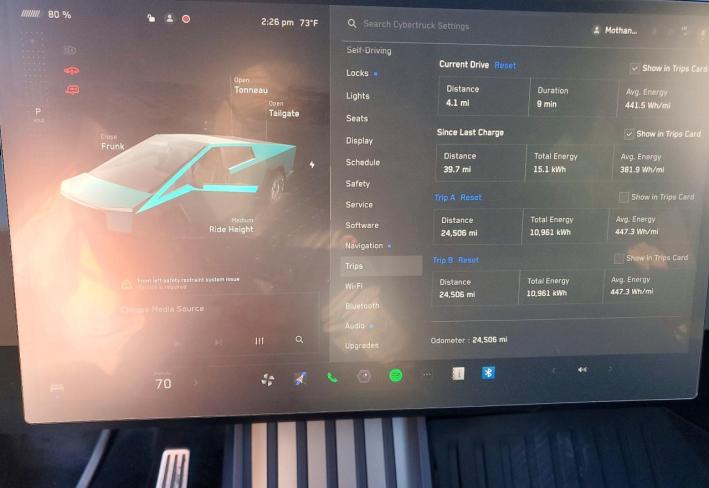 Salvage 2024 Tesla Cybertruck  in Серый