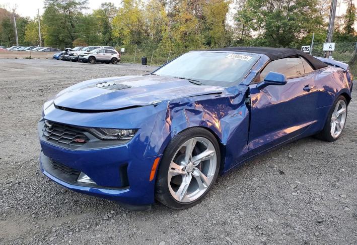 Salvage 2023 Chevrolet Camaro Lt1 in Blue