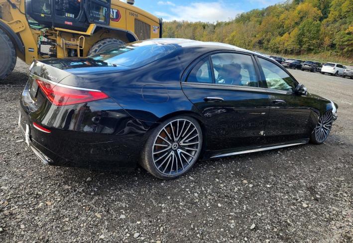 Salvage 2023 Mercedes-benz S 580 4matic in Black