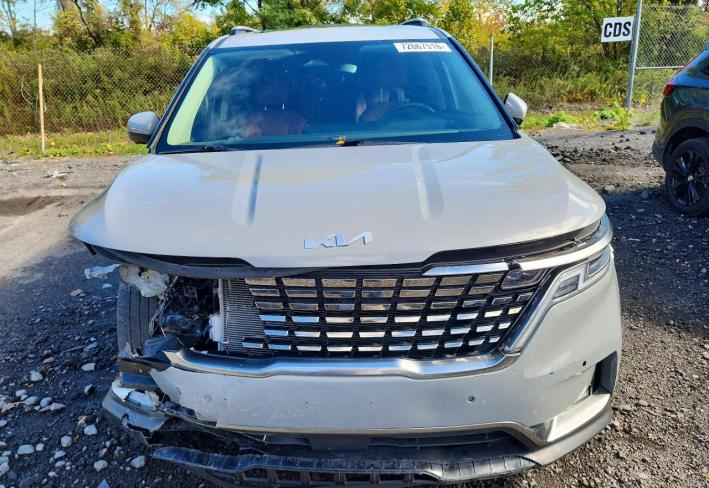 Salvage 2024 Kia Carnival Prestige in Серый