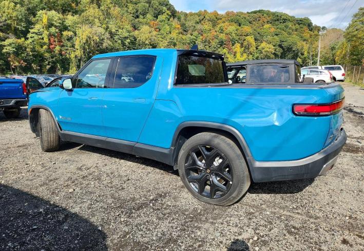Salvage 2025 Rivian R1t Adventure in Blue
