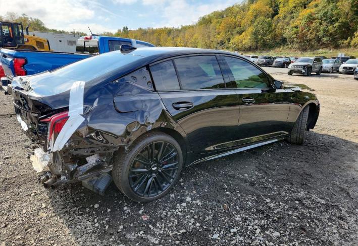 Salvage 2023 Cadillac Ct5-v  in Черный