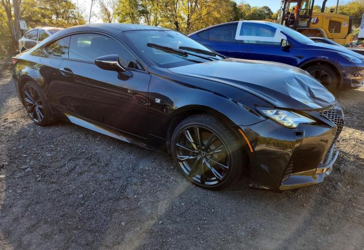 Salvage 2025 Lexus Rc 350  in Черный